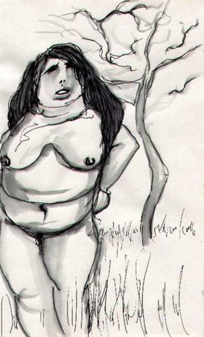 drawing fat nude woman.JPG
